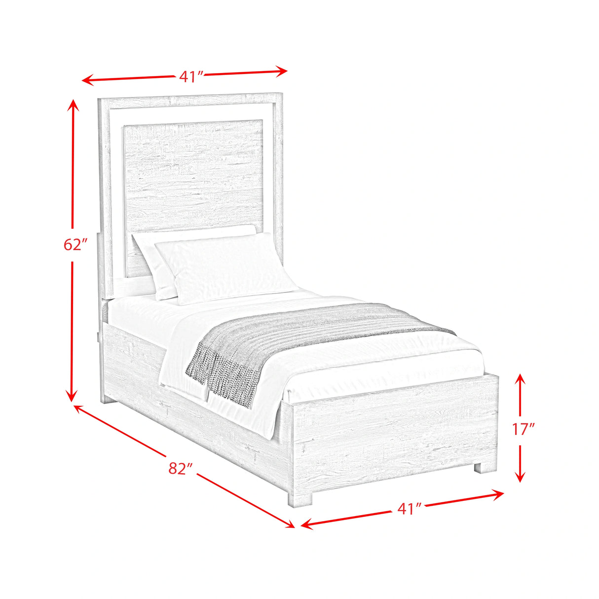 San Matteo Bedroom Set with LED