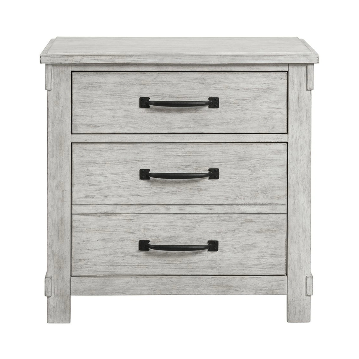 Scott Nightstand W/USB White Finish