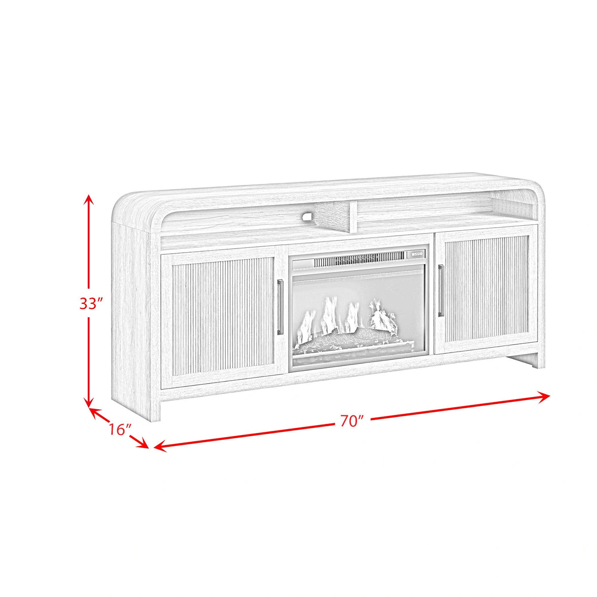 Ridgemont TV Console