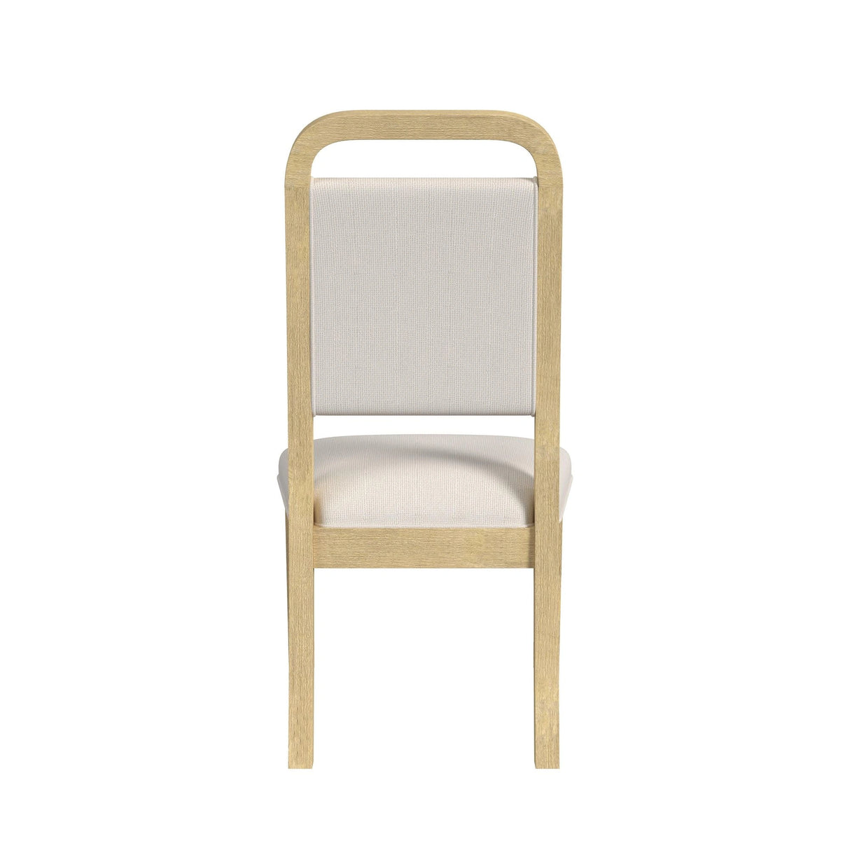 Ridgemont Dining Side Chair with White Fabric in Natural (2 Per Carton)