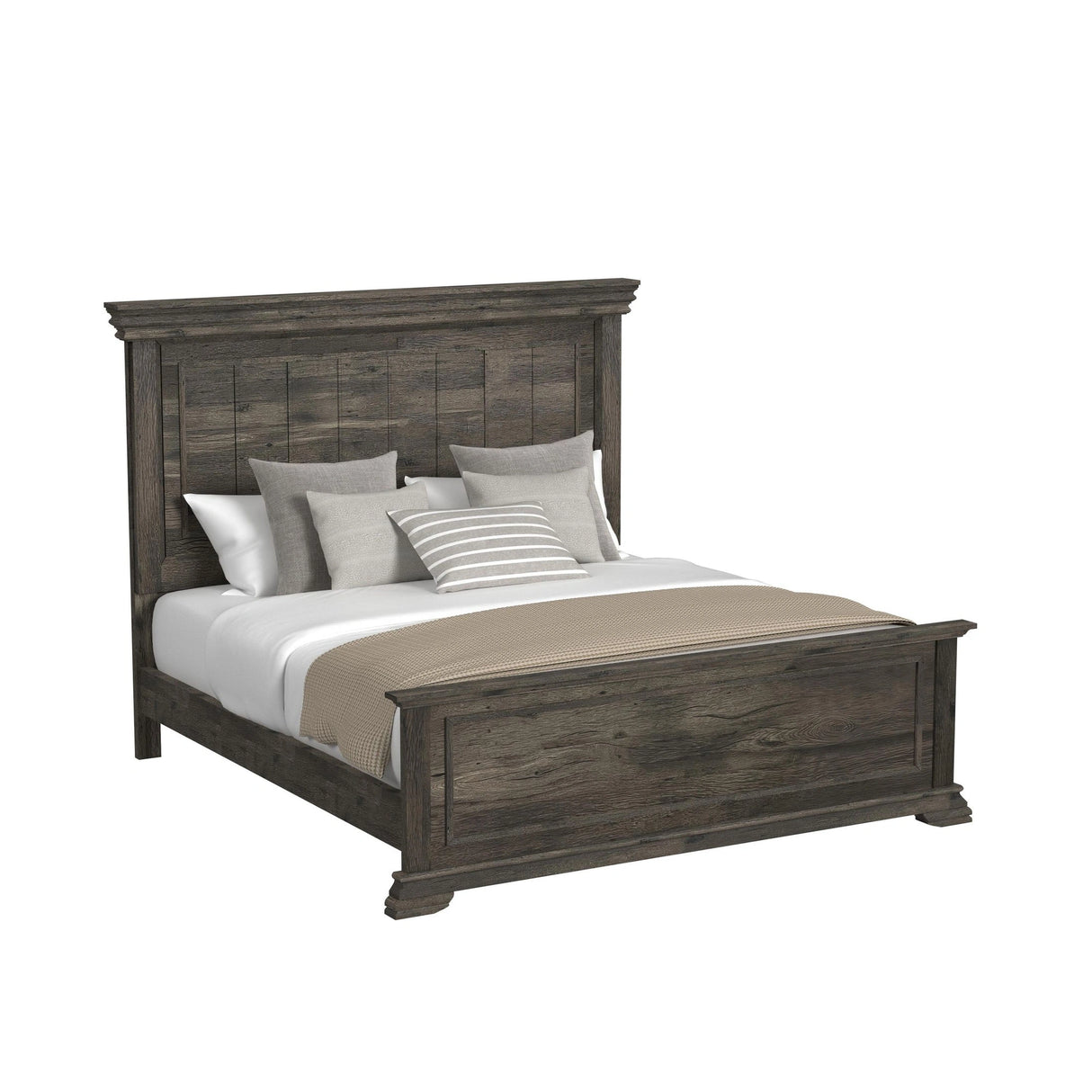Park Ridge Panel Bedroom Set in Charcoal