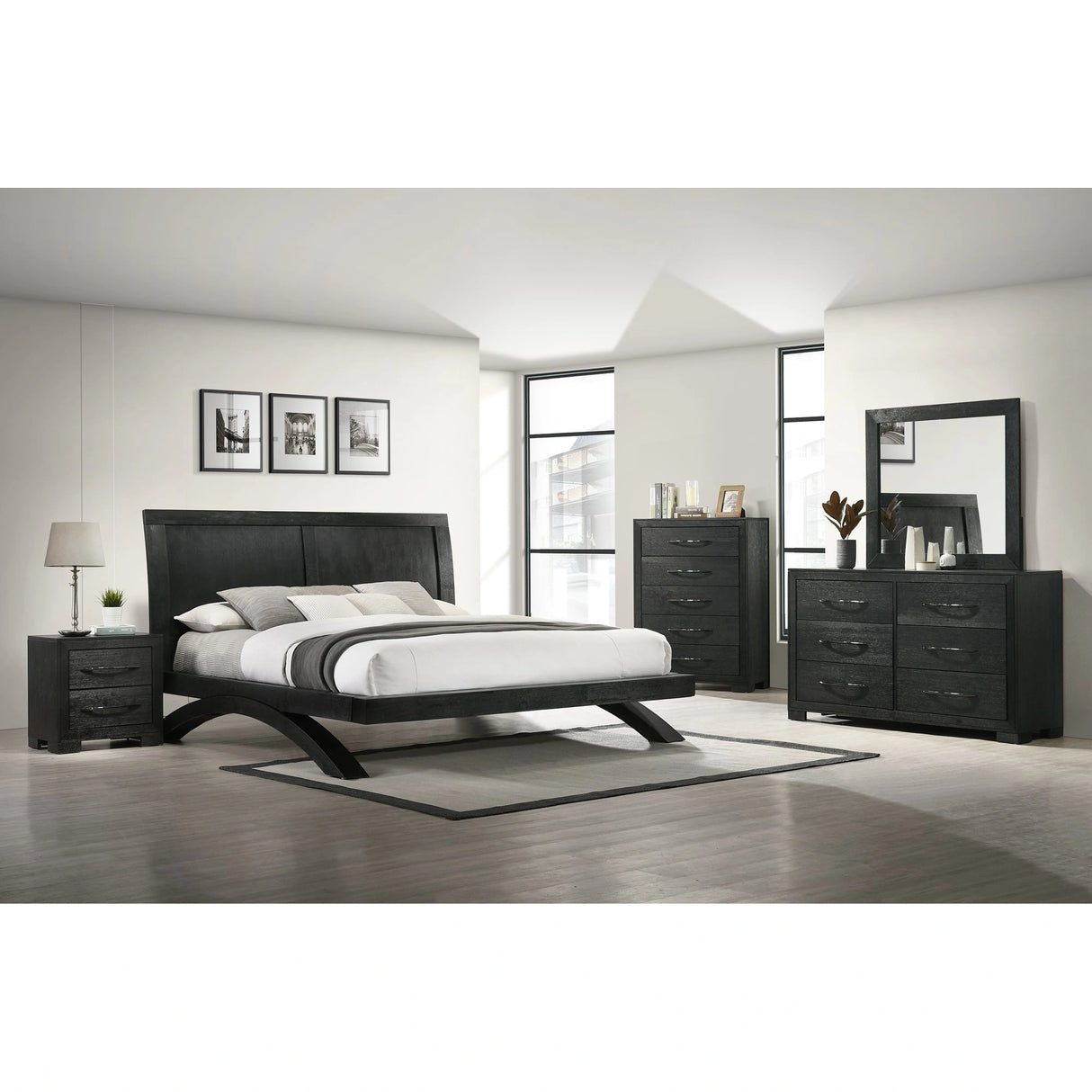 Allan Bed in Black