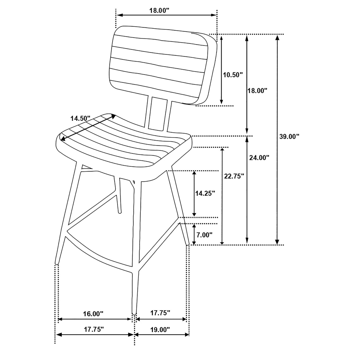 Partridge Counter Chair