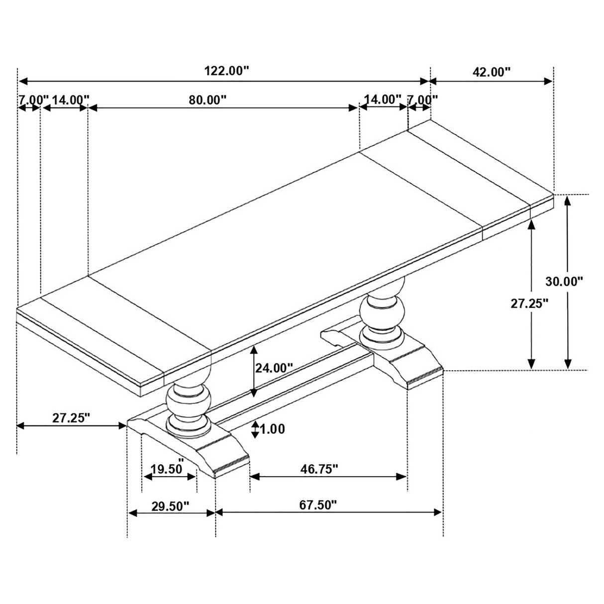 Phelps Extension Dining Table