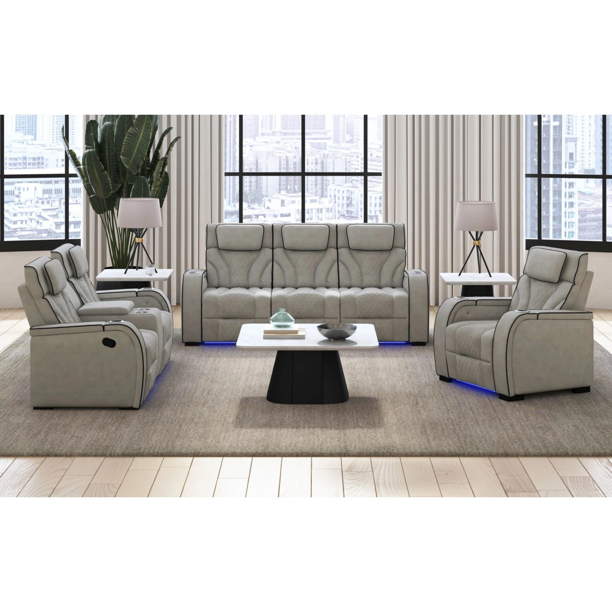 Blitz Motion Recliner with LED