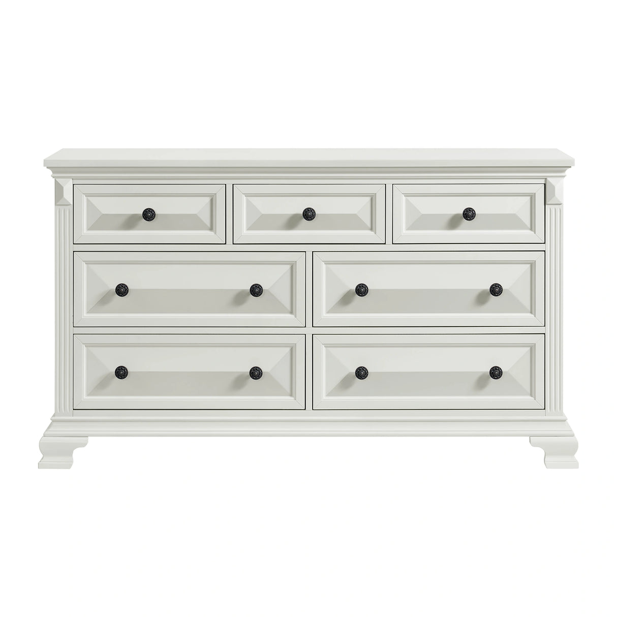 Bridgestone 7-Drawer Dresser in Antique White