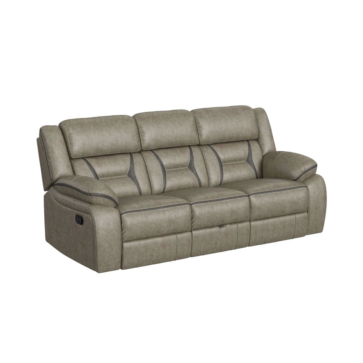 Engage 2PC Living Room Set in Corral Grey-Sofa & Loveseat
