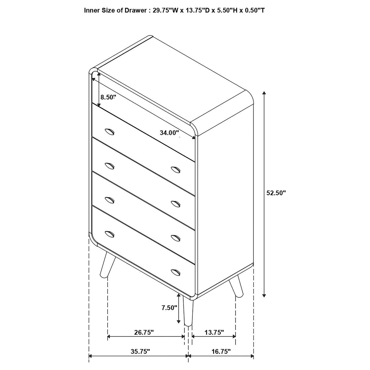 Robyn Chest of Drawers
