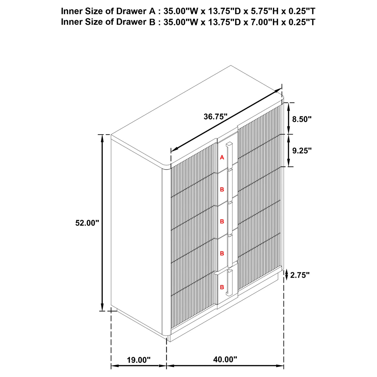 Terrace Chest of Drawers