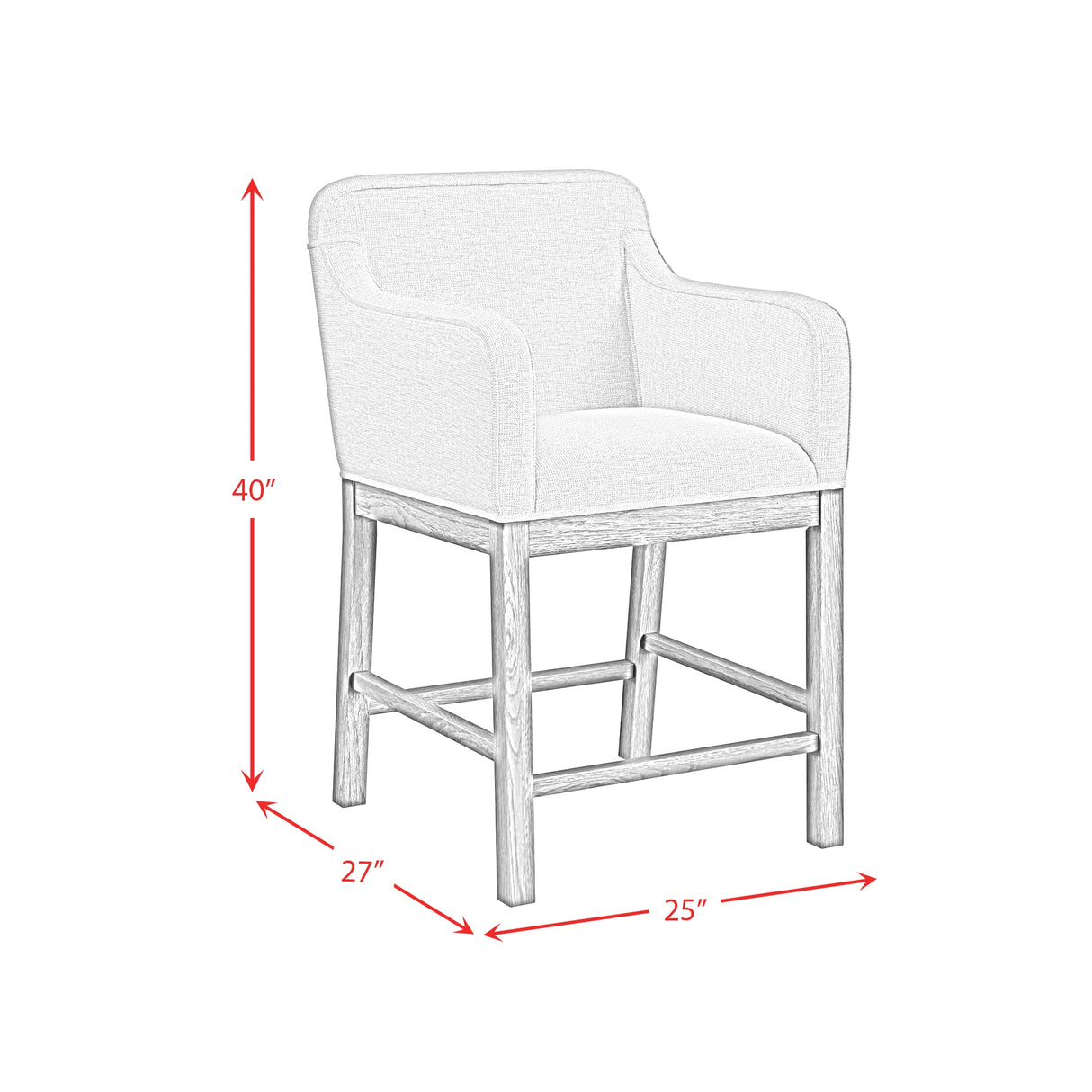 Glinda Dining Set in Brown