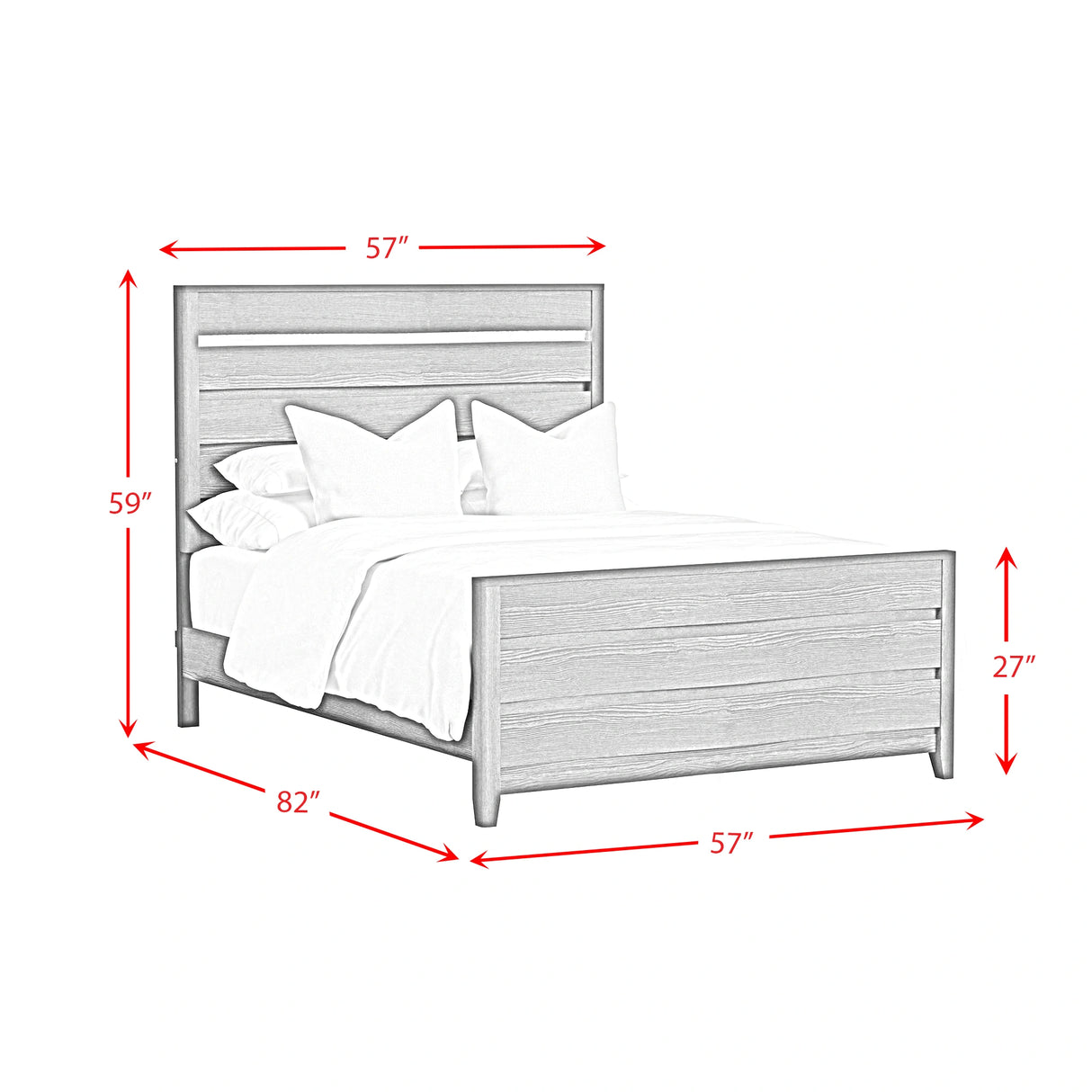 Tobias Bed with LED
