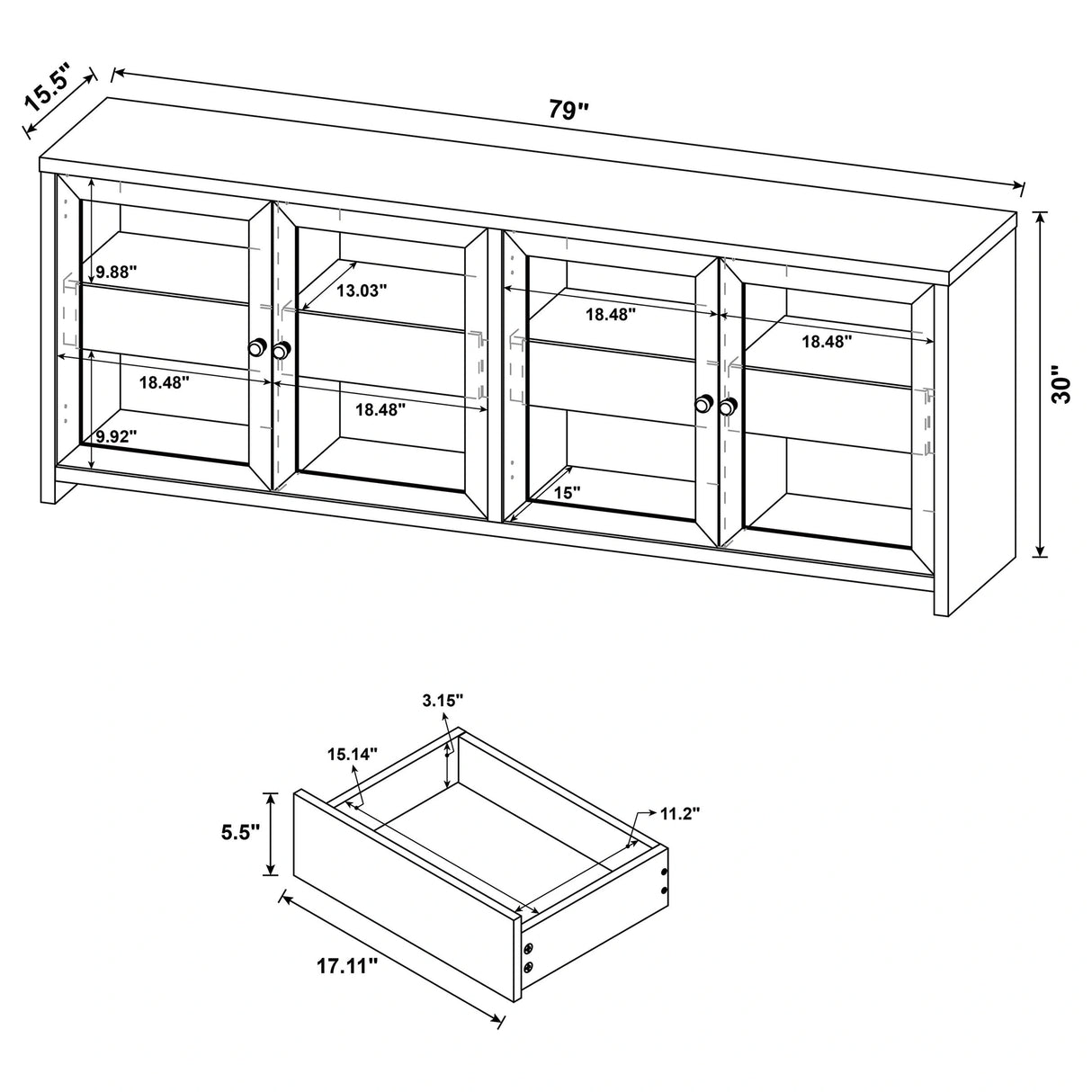 Denison TV Stand