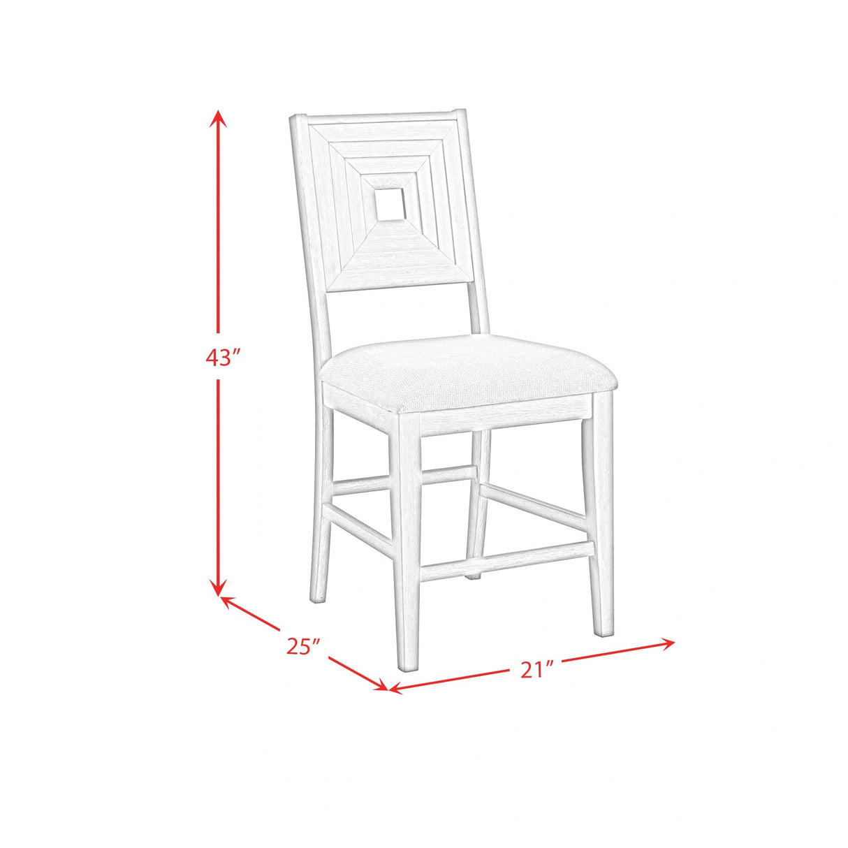 Avalanche Dining Set in Antique White
