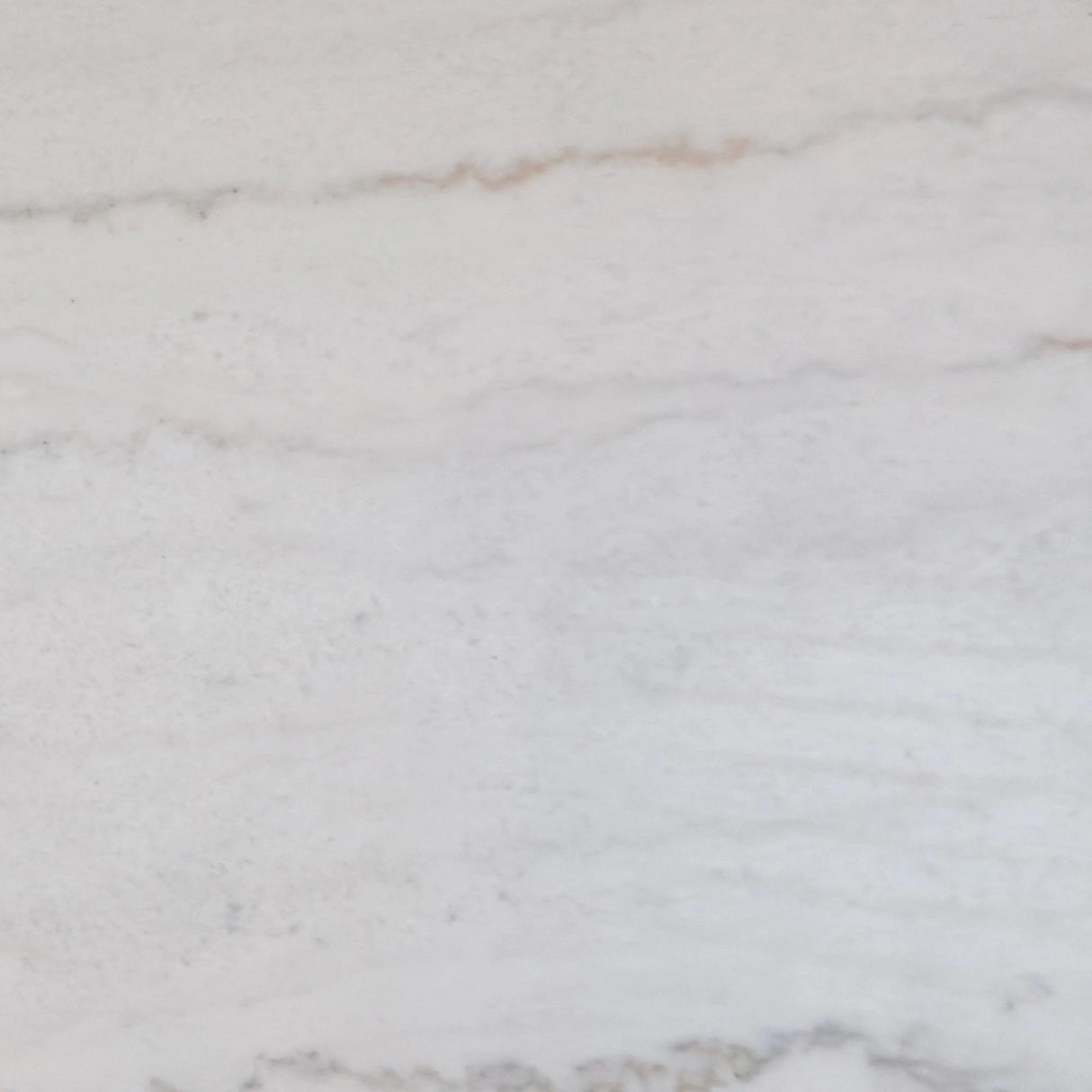 Lanette End Table with White Marble Top in Black