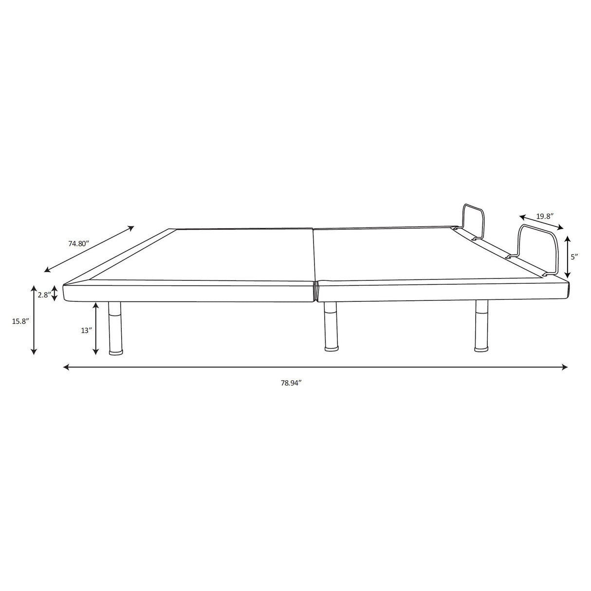 Negan Adjustable Bed Base