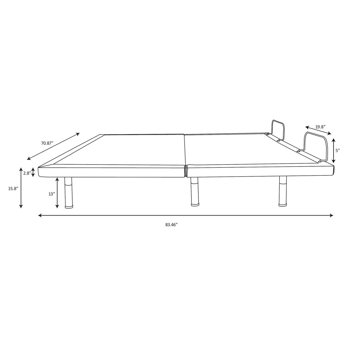 Negan Adjustable Bed Base