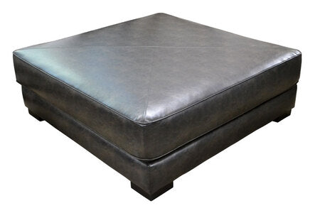 37667 XL Sq. Cocktail Ottoman - Lux Iron