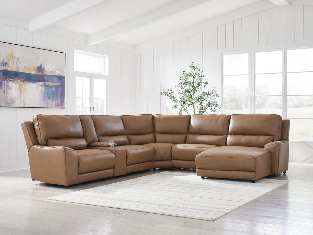 DeepWakes Power Reclining Sectional with Chaise