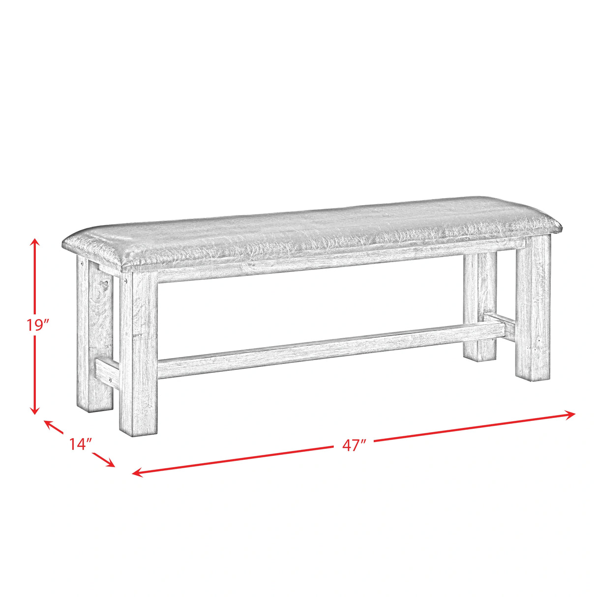Nathan Dining W/ Padded Seats 6pc Set