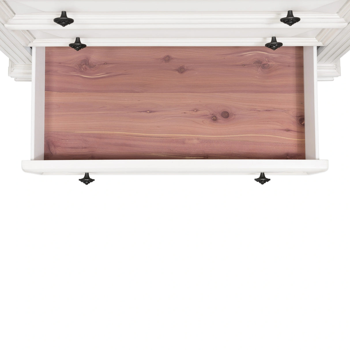 Calloway 7-Drawer Dresser w/ Mirror Set in Antique White
