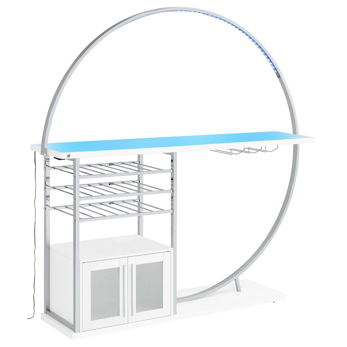 Risley Wine Cabinet with LED Lighting