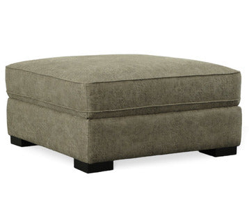 49529 Sq. Cocktail Ottoman - Zaftig Parchment