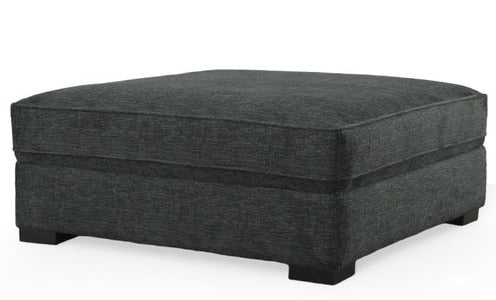 49567 XL Sq. Cocktail Ottoman - Zaftig Parchment
