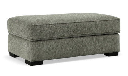 51547 Rectangular Storage Ottoman - Polar Dark Grey
