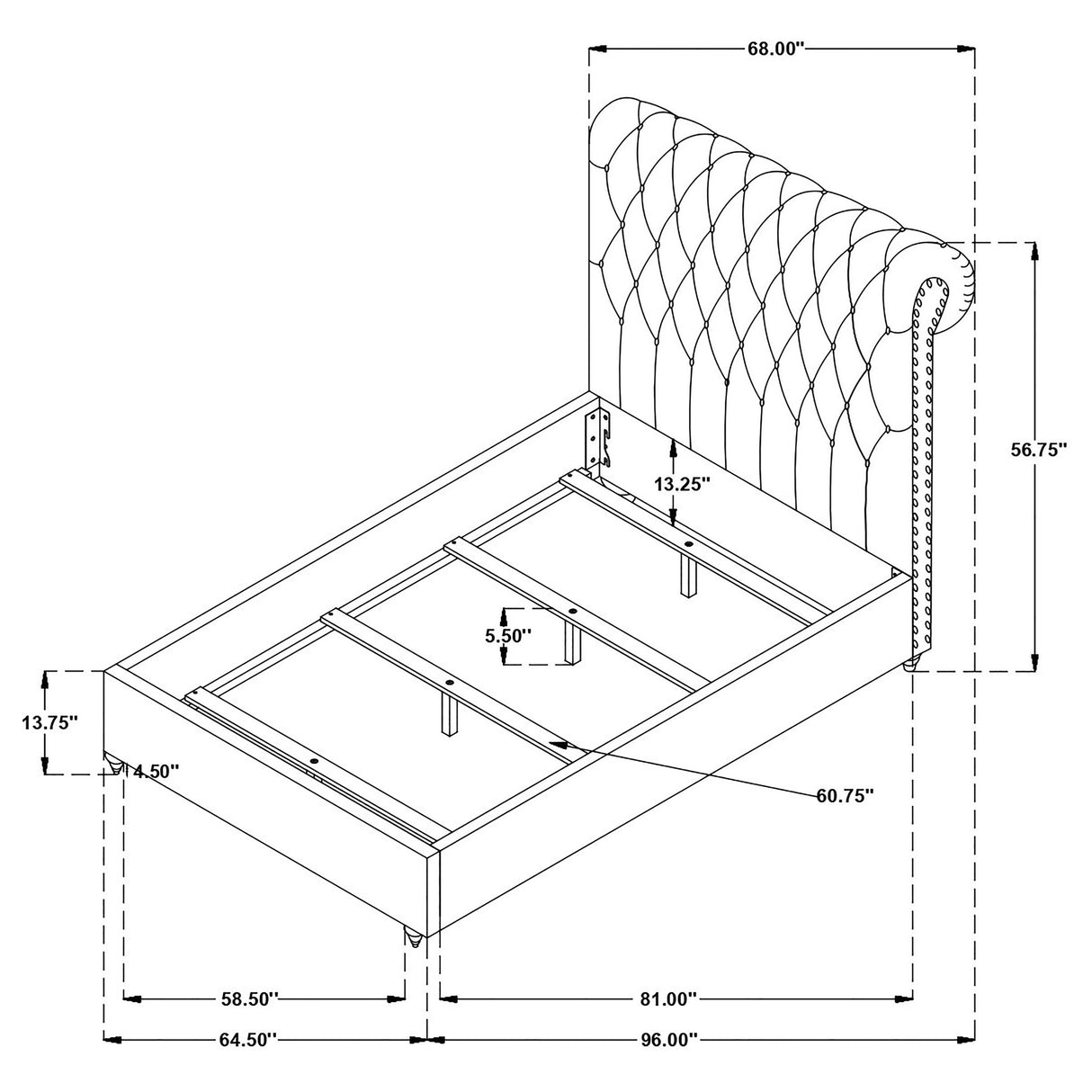 Devon Panel Bed