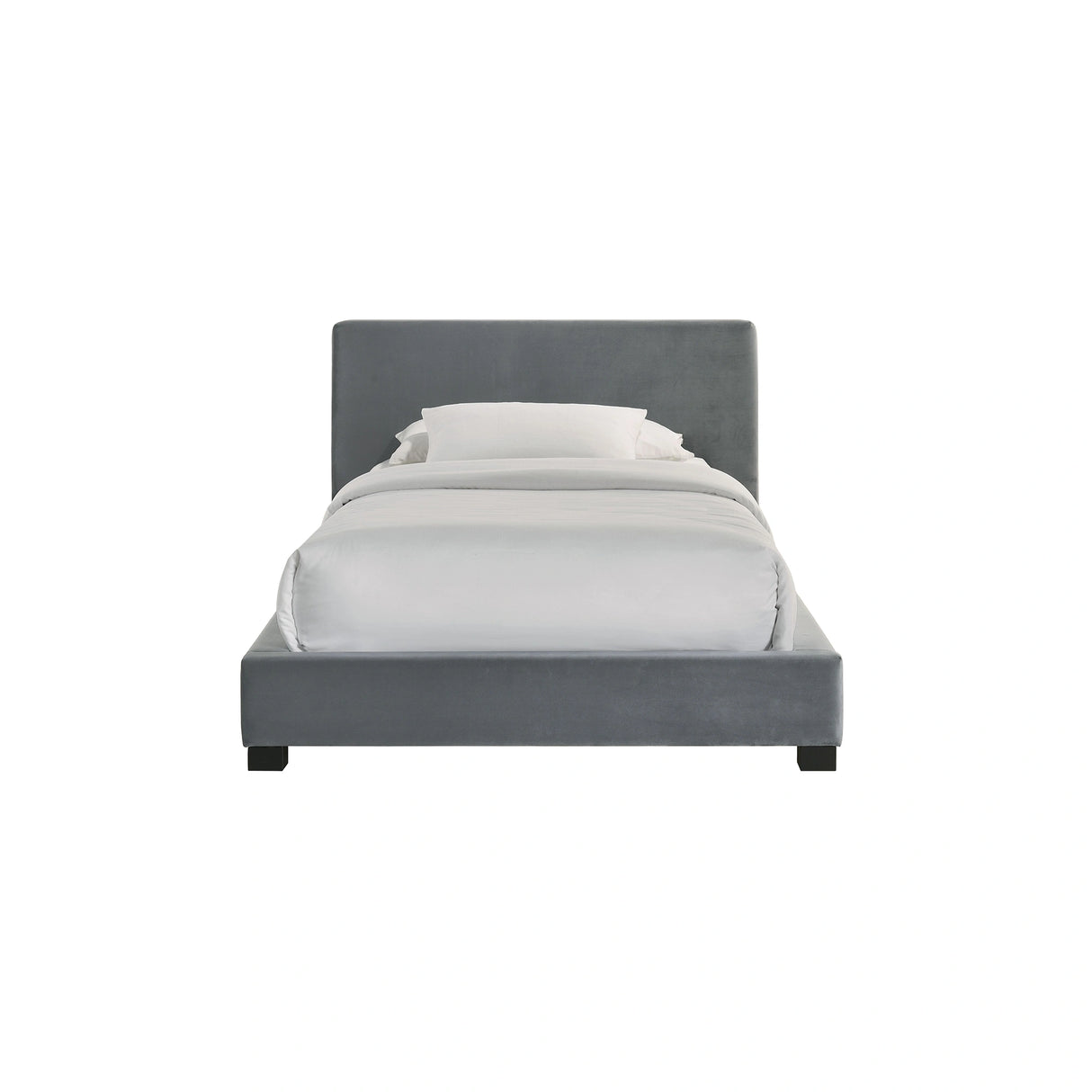 Brookhaven UPH Bed in Grey Velvet