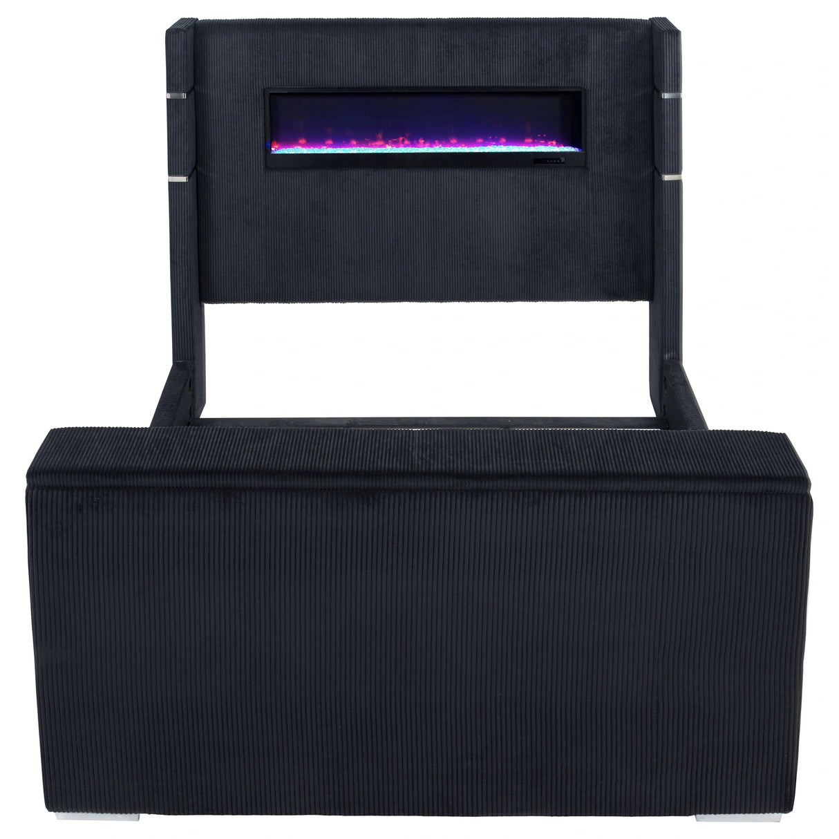 Tisdall Wingback TV Bed with Flame Visualizer