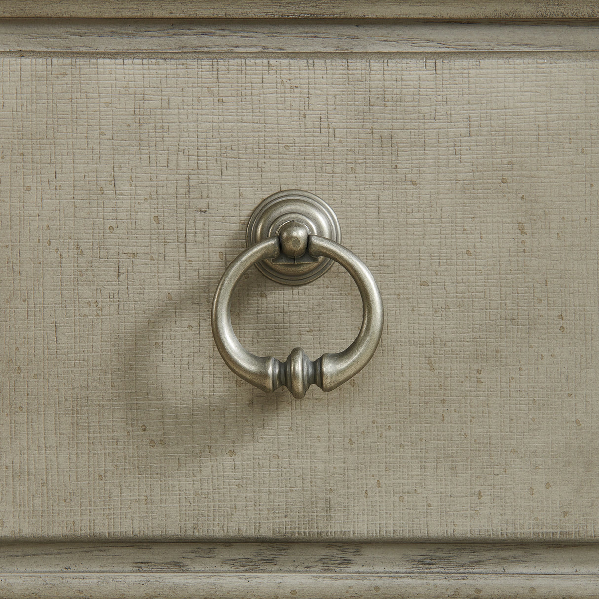 Whit-Ash 2-Drawer Nightstand with USB in Light Grey