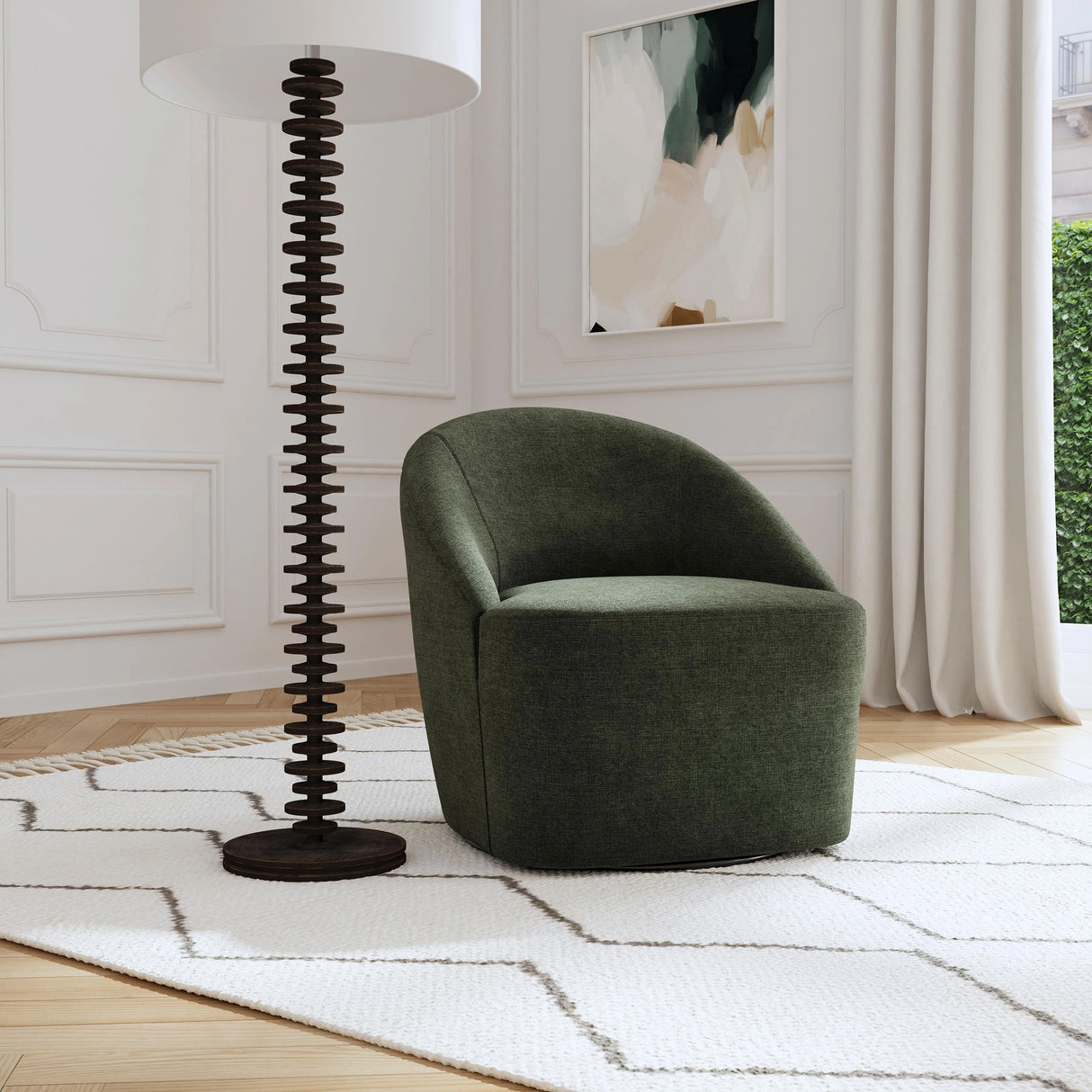 Leon Swivel Accent Chair