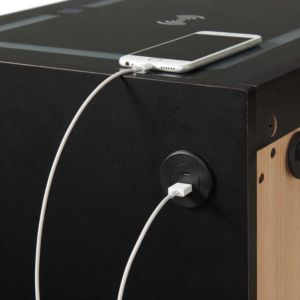 Rio Nightstand with Electronic Features