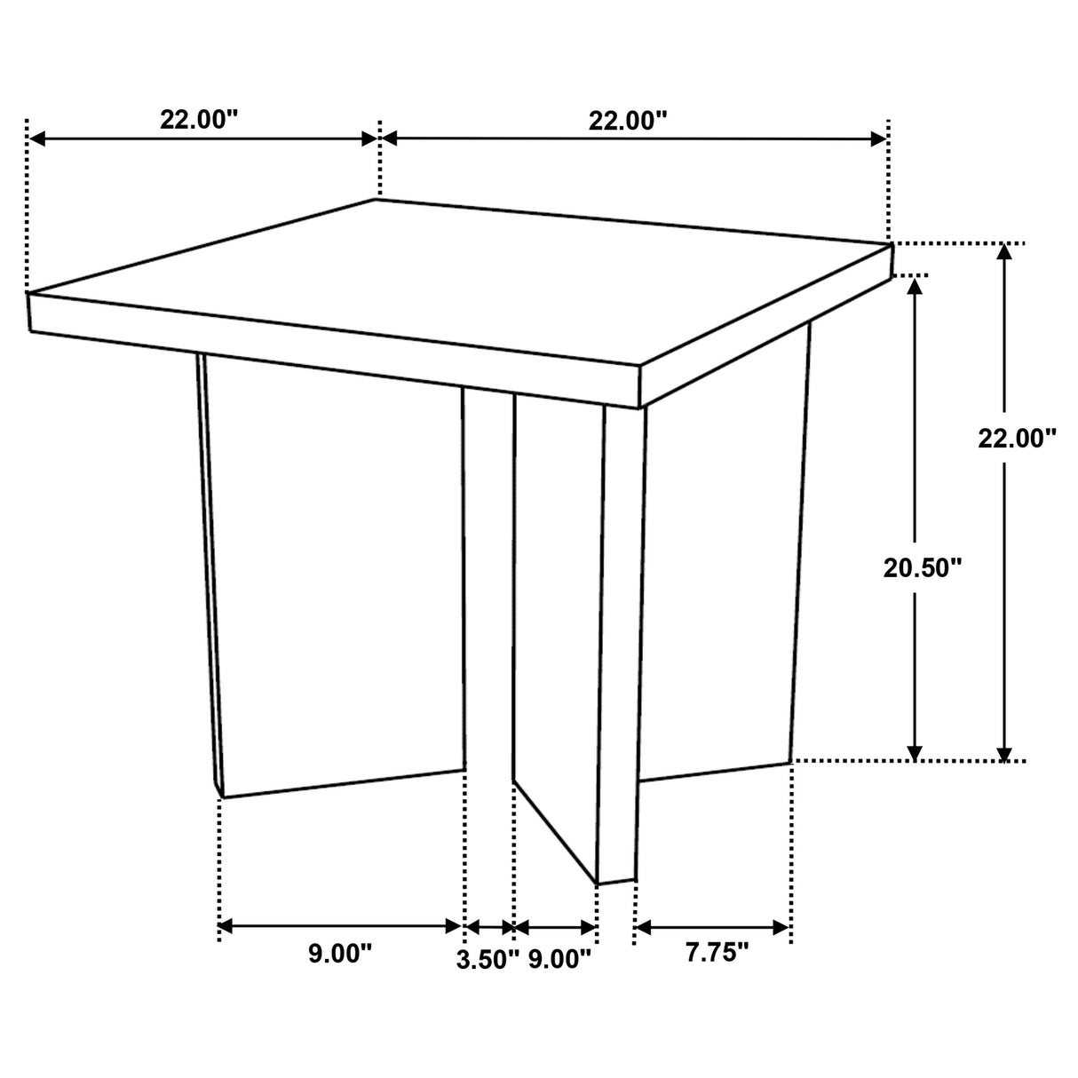 Andando End Table