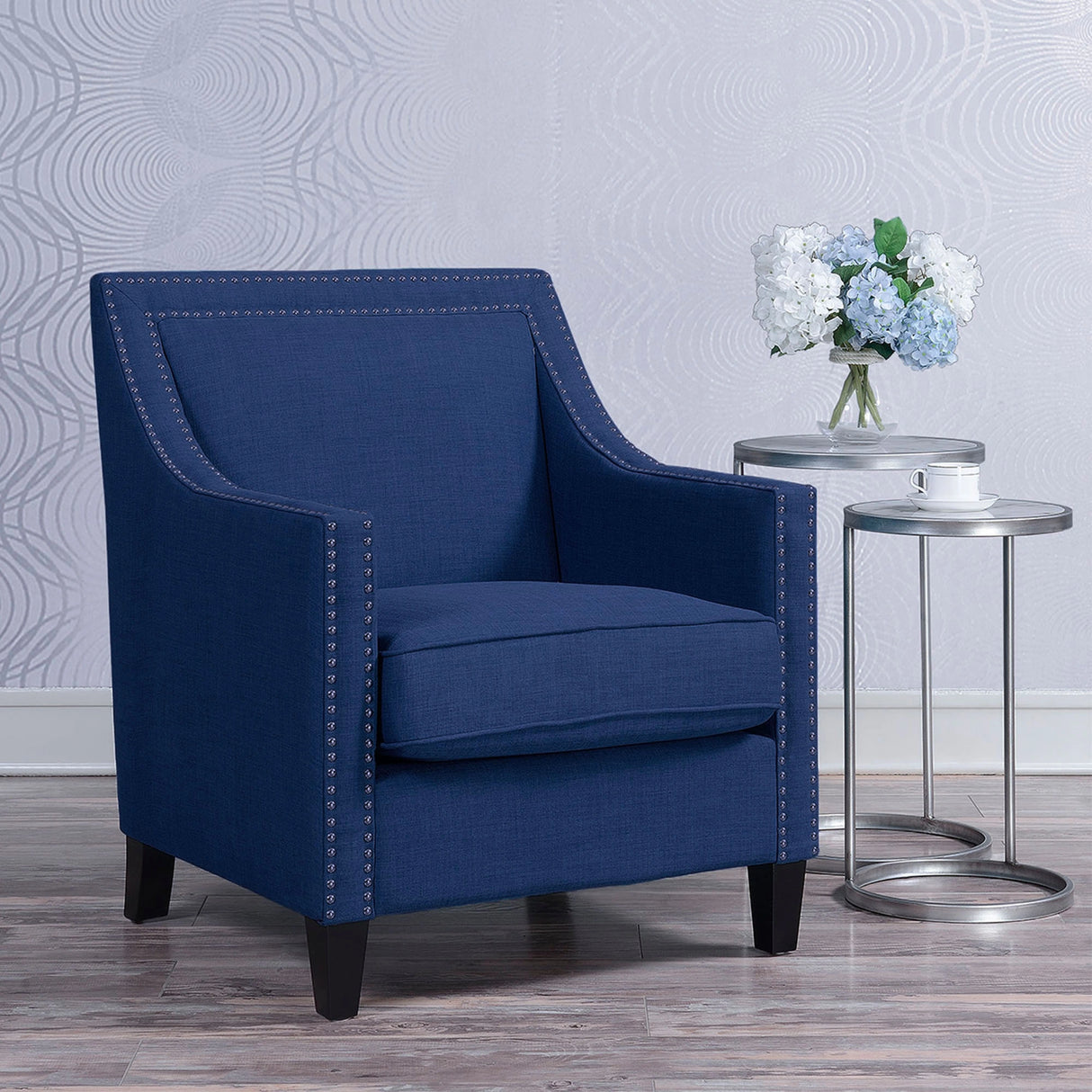 Erica 497 Chair w/Chrome Nails