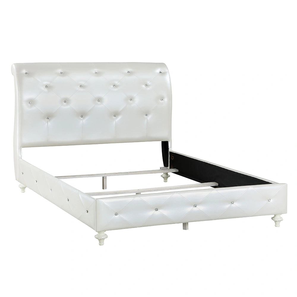 Twin Bed (Padded Sleigh)