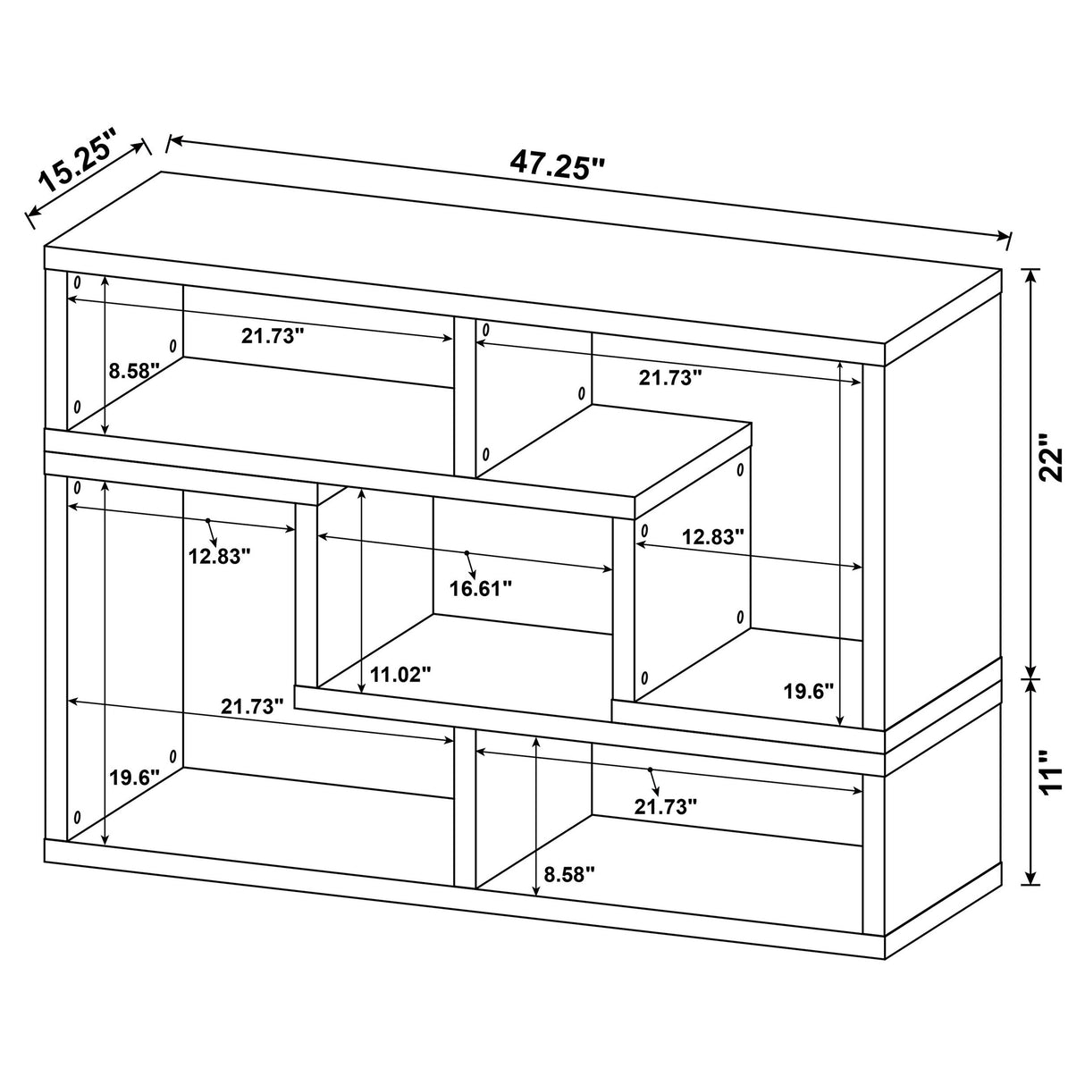 Velma Bookshelf Console