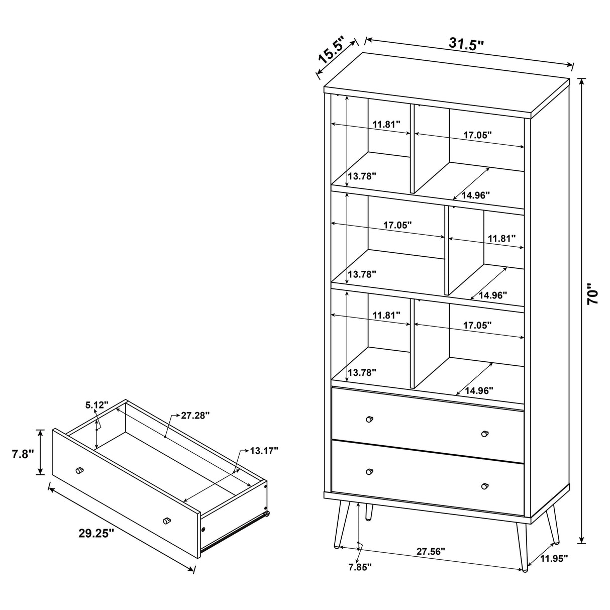 Maeve Bookcase