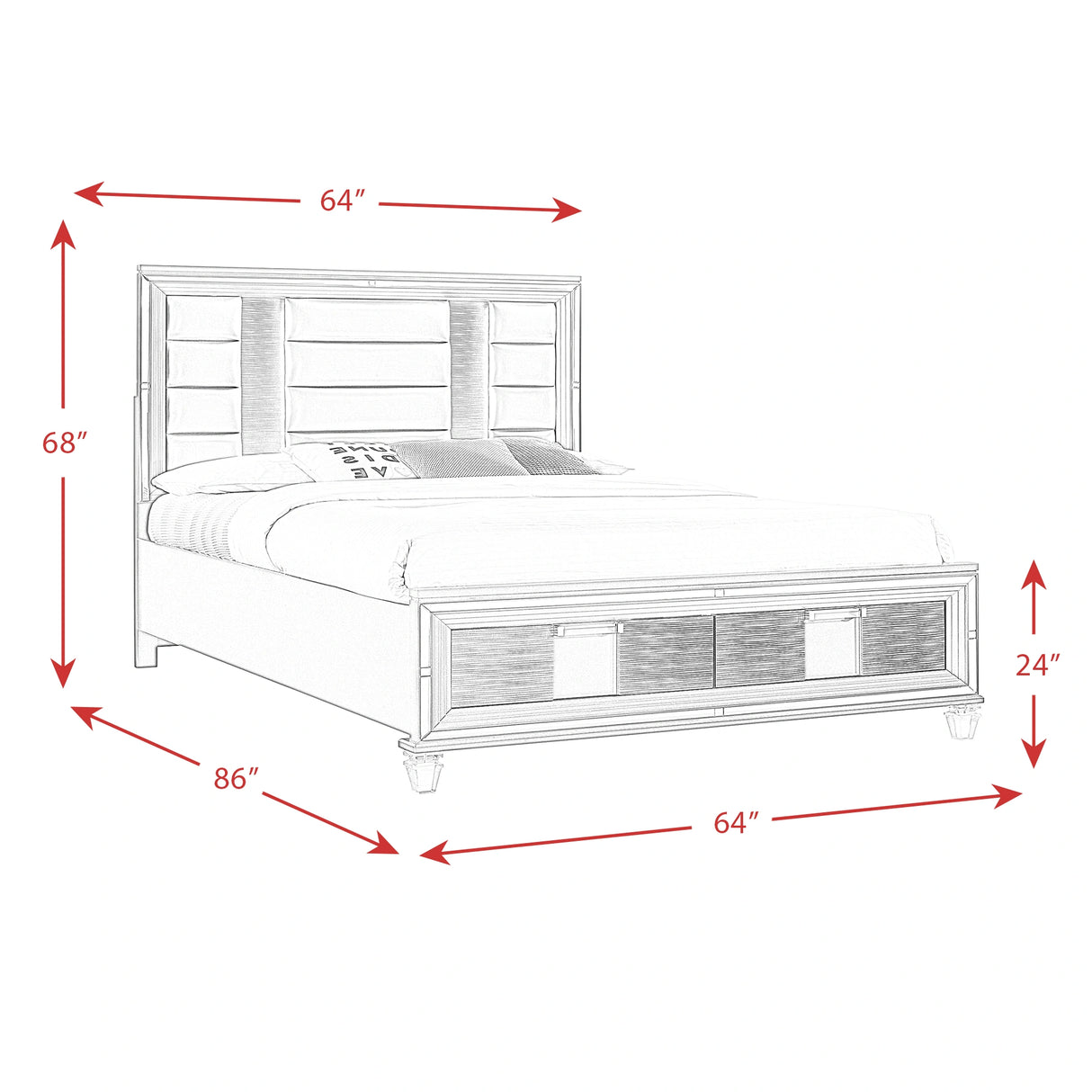 Twenty Nine Storage Bedroom Set