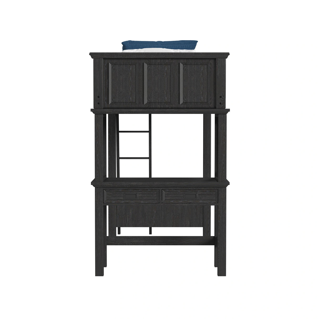 Hampton Kids Loft with Ladder and Desk with Speaker
