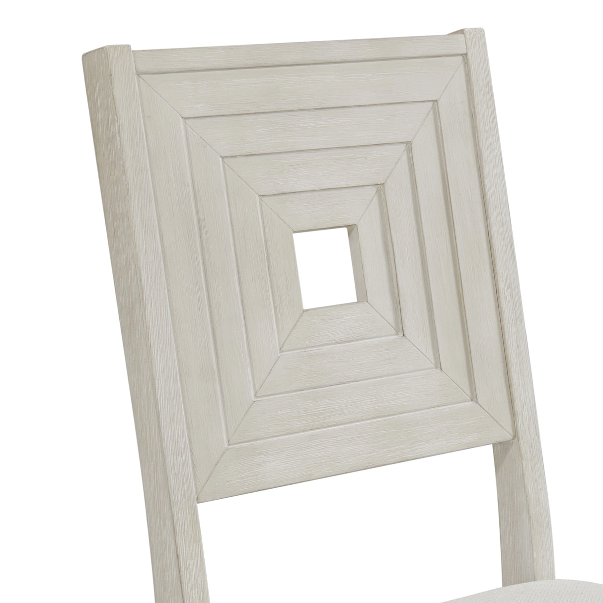 Avalanche Standard Height Dining Set in Antique White-Table and Four Chairs