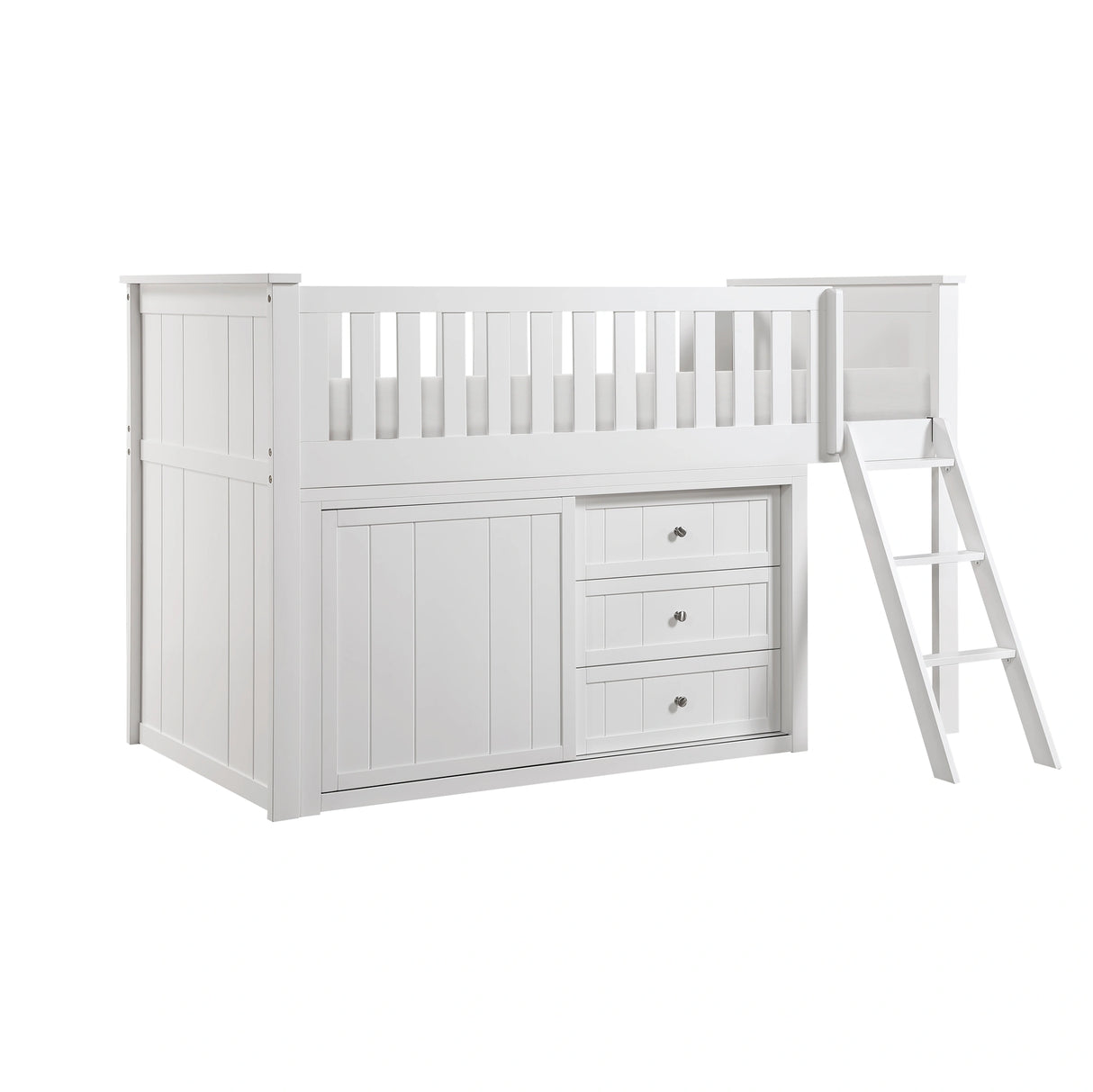 Galen-(4) Low Loft Bunk with Dresser image
