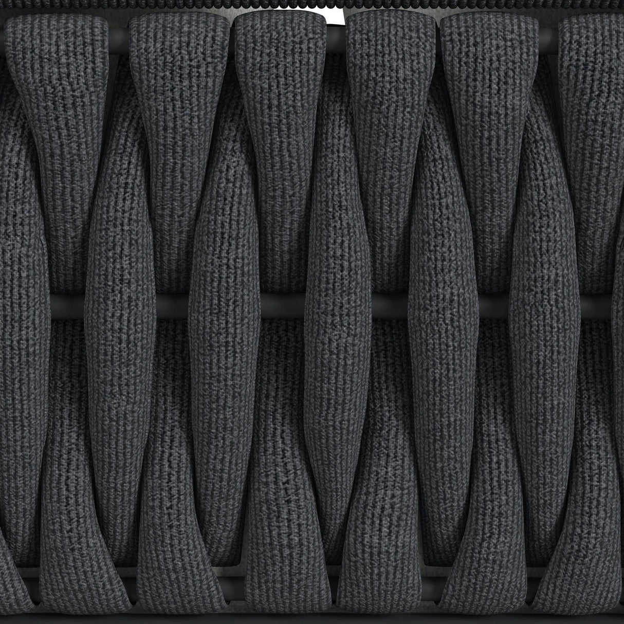 Bali Chairs with Olefin Grey in Dark Grey (2 Per Carton)