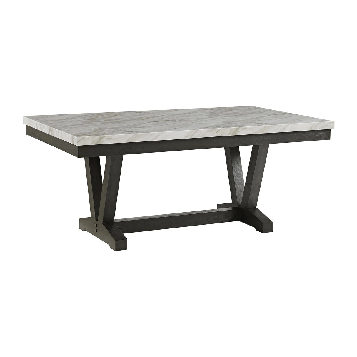 Everdeen Dining Set in Charcoal-Table & Four Chairs