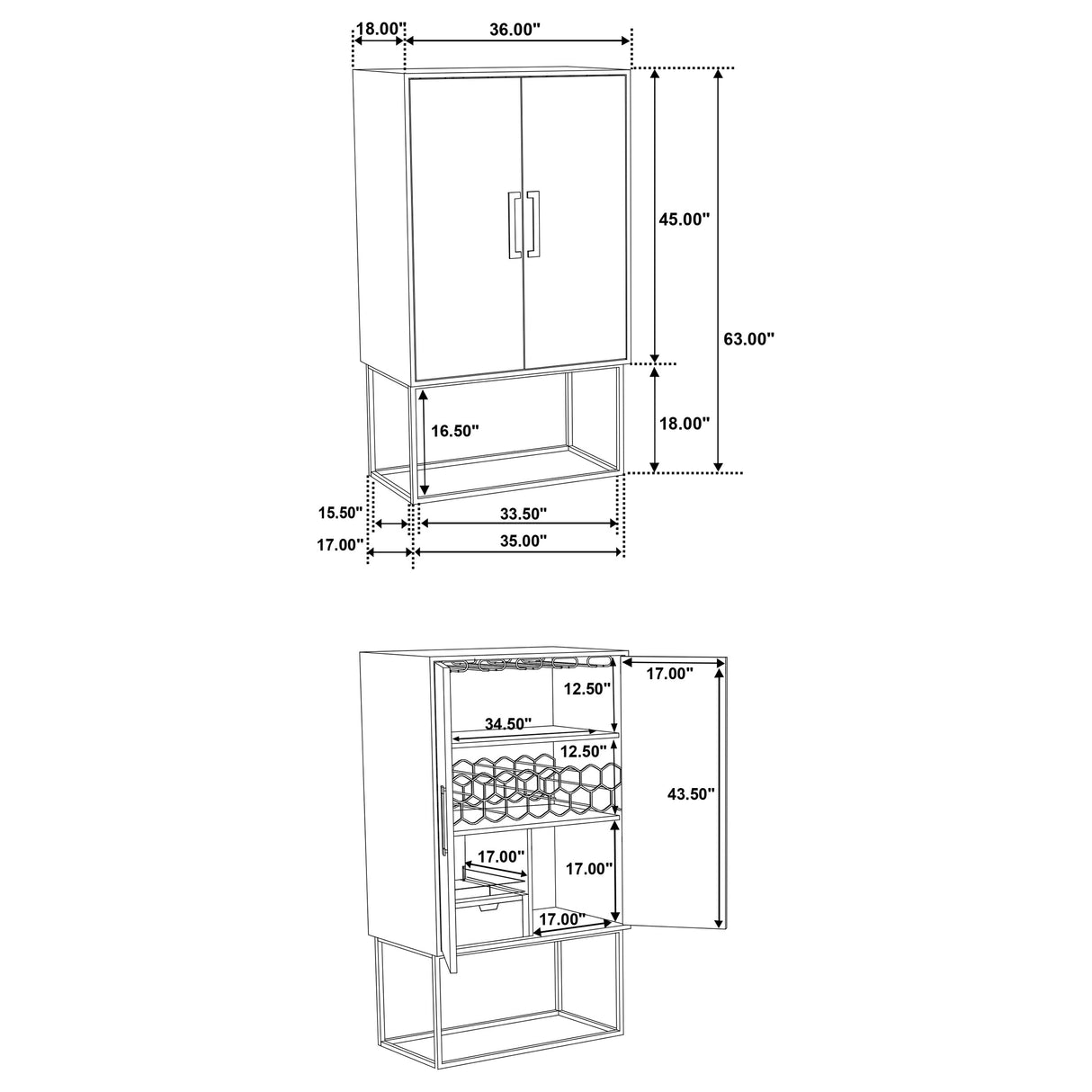 Borman Bar Cabinet
