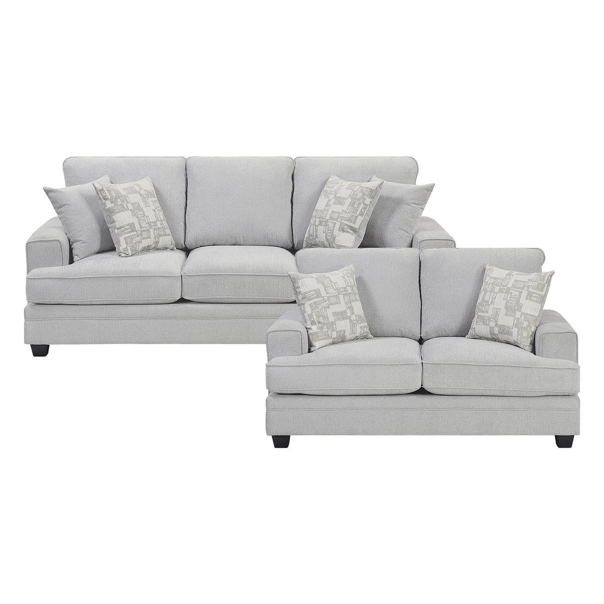 Sarah-2pc Set: Sofa, Love image