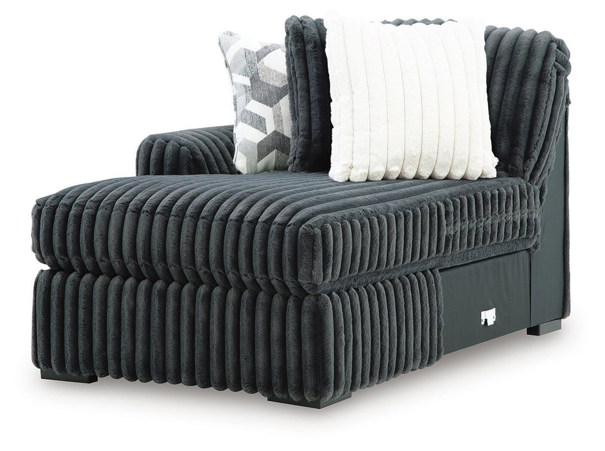 Midnight-Madness Sectional Sofa with Chaise