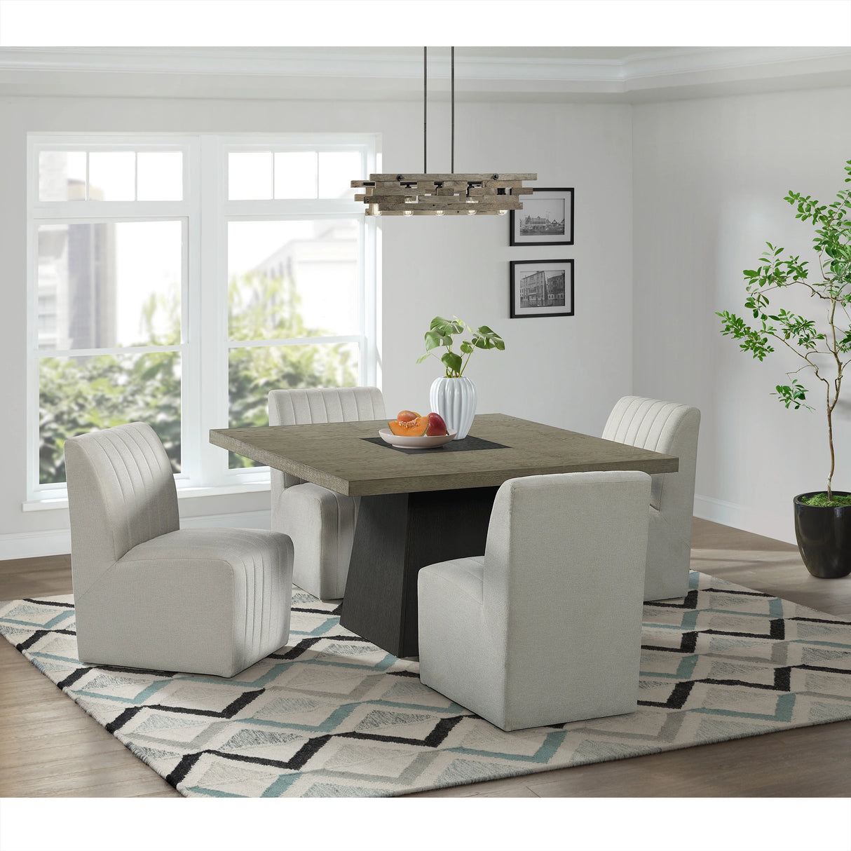 Jemma Dining Set in Grey