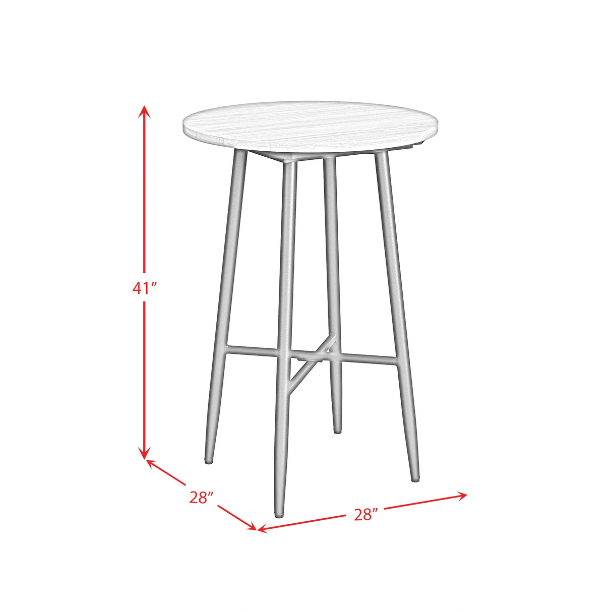 Bayhill Bar Table in Black